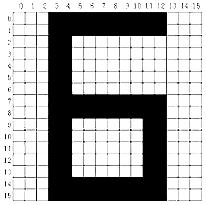 数字“6”的16* 16点阵图如下，第0行和第2行的二进制编码分别为0001111111111000、0001100000000000，用十六 ...