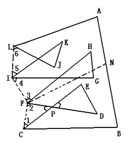 如图所示，求∠A+∠B+∠C+∠D+∠E+∠F+∠G+∠H+∠I+∠J+∠K+∠L的度数. _百度教育